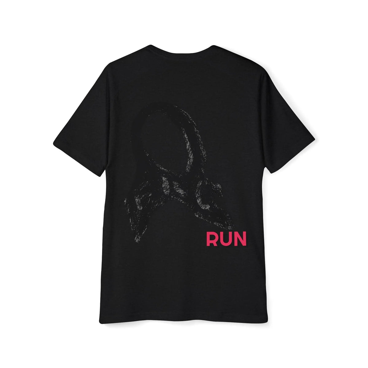 Men's Raglan T-Shirt with Frc Art Run Design Printify