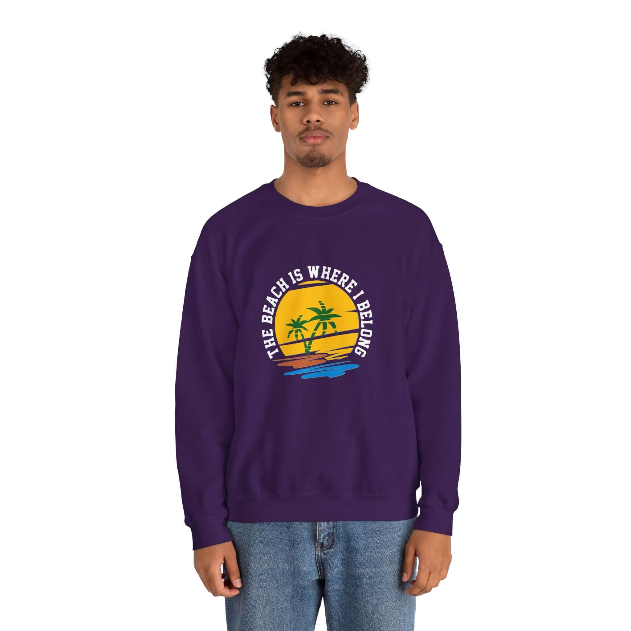 The Beach Is Where I Belong Unisex Sweatshirt - RC’nSONS