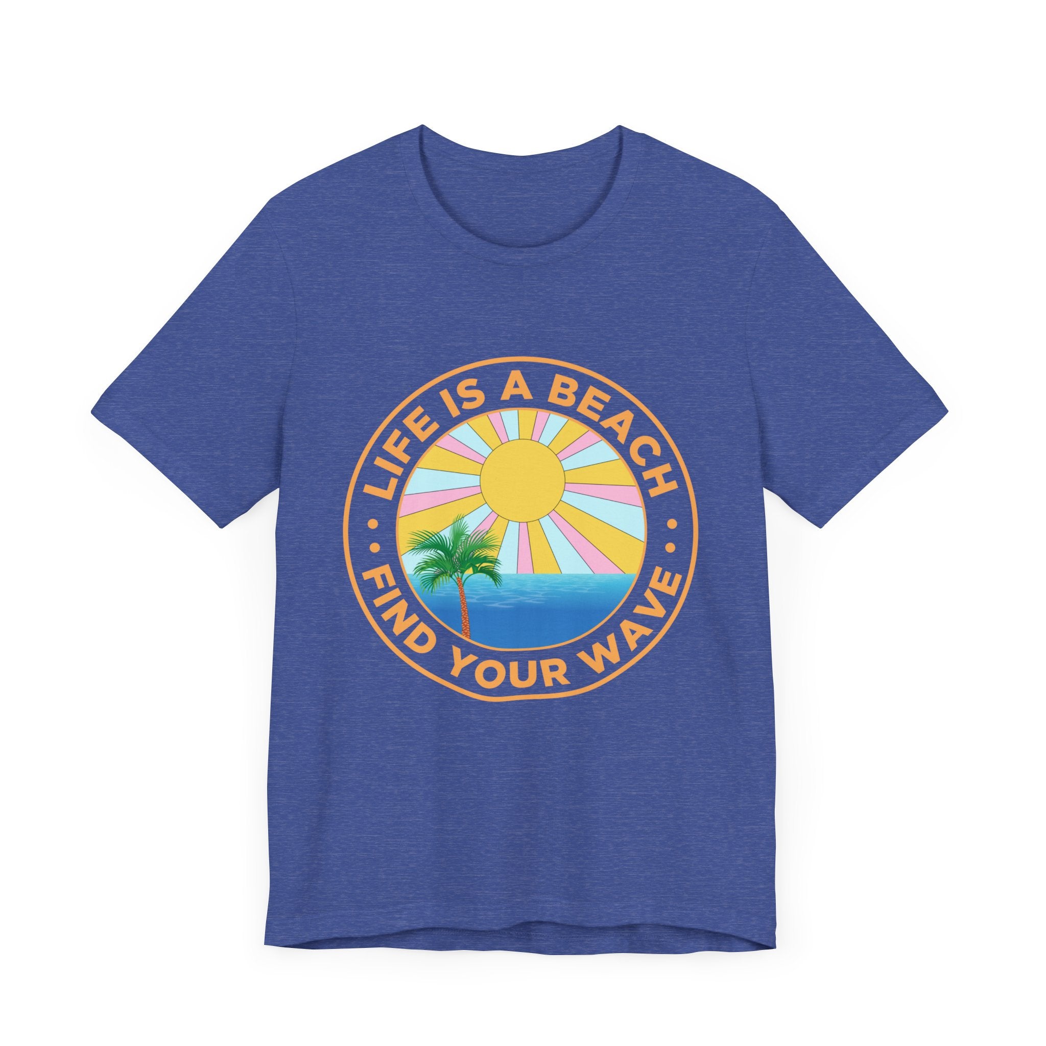 La vie est un tee-shirt unisexe de plage 