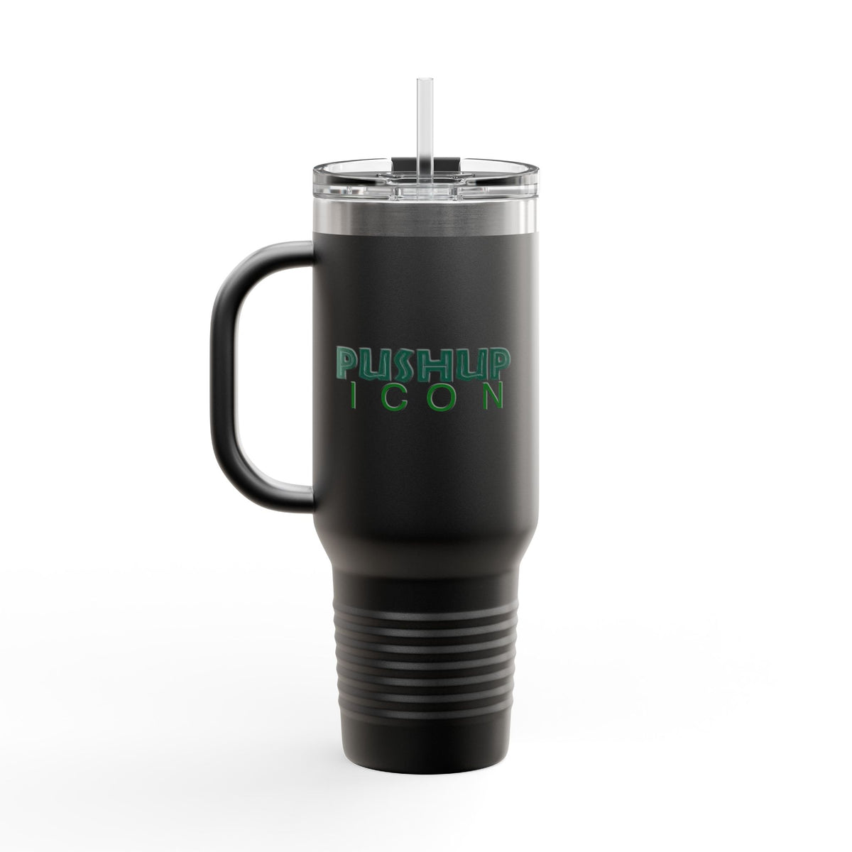 Inspirational Insulated Travel Mug - 40oz with Pushup Icon Design