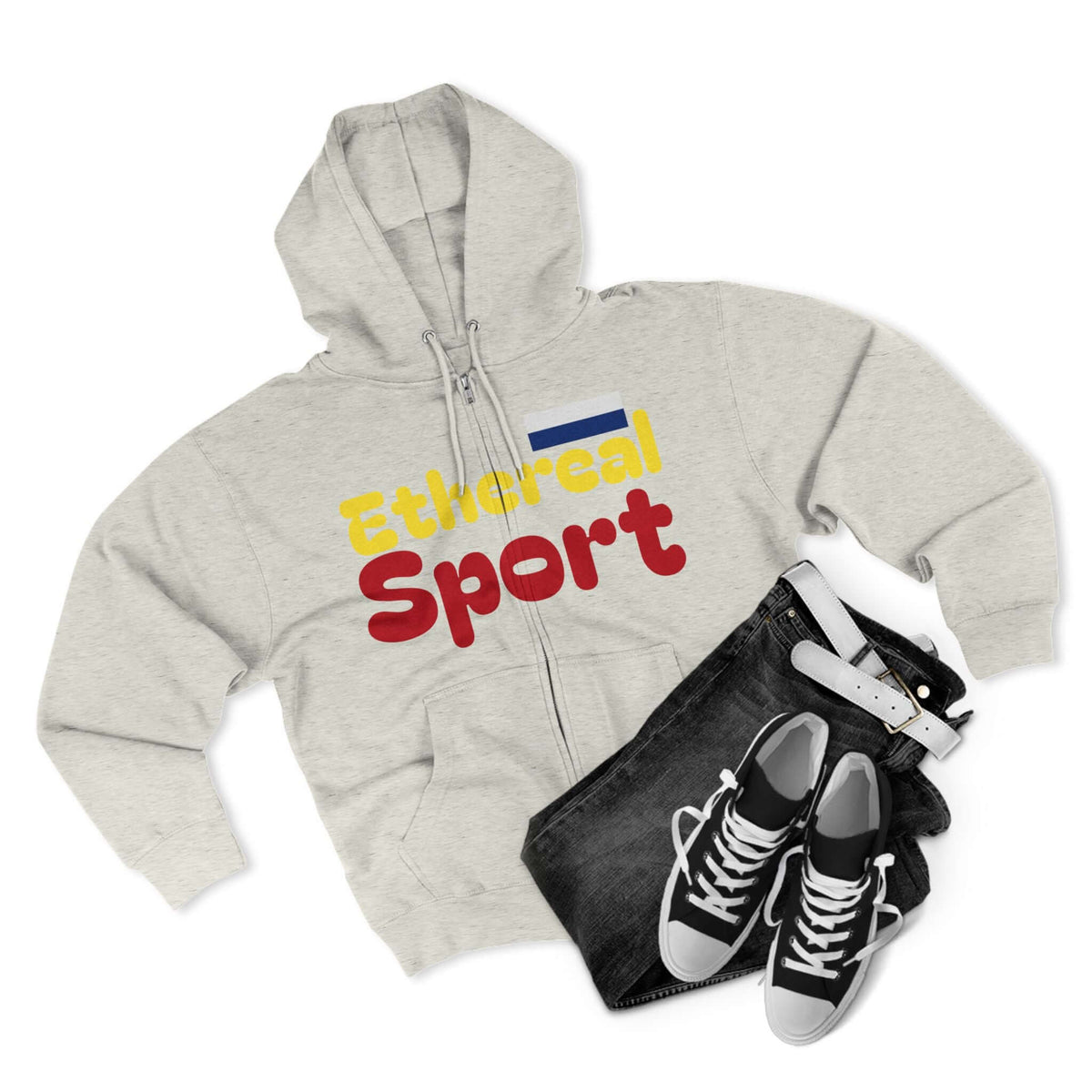 Ethereal Sport Zip Hoodie - RC'nSONS Unisex Printify