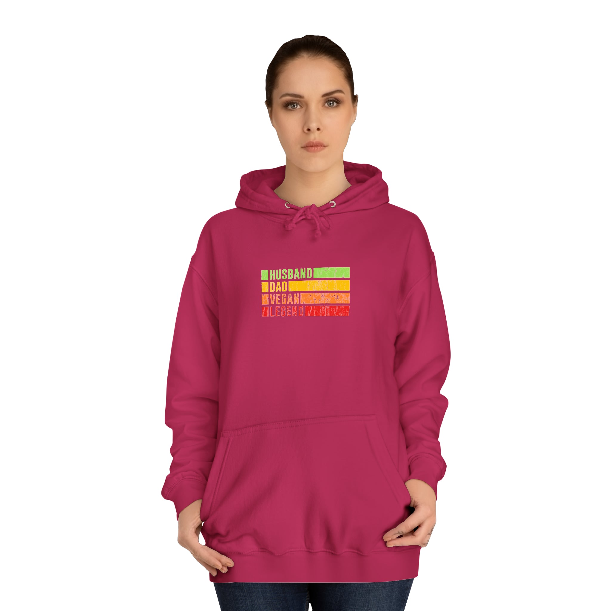 Sweat à capuche unisexe vintage végétalien 