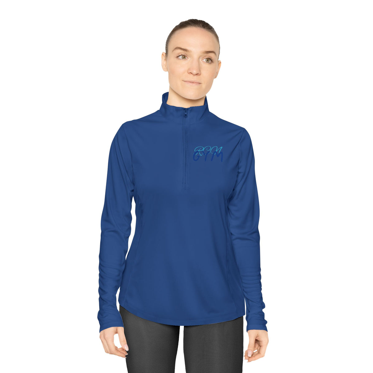 Quarter-Zip Pullover - Casual and Comfortable Women's Quarter-Zip Pullover