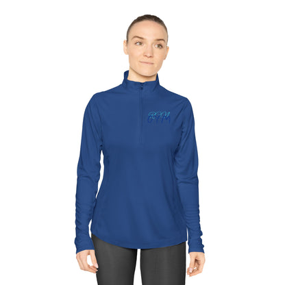 Quarter-Zip Pullover - Casual and Comfortable Women's Quarter-Zip Pullover