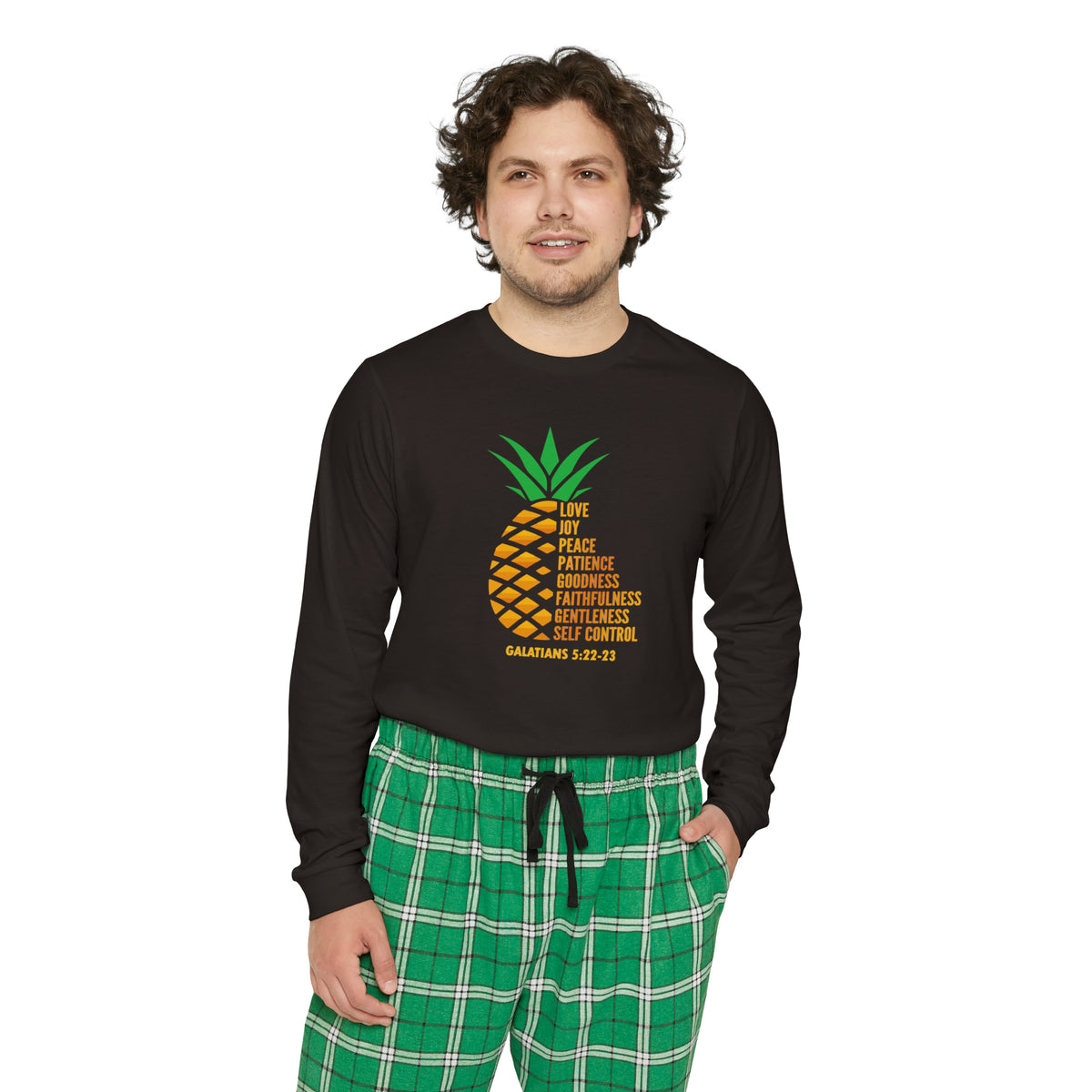 Men's Long Sleeve Pajama Set