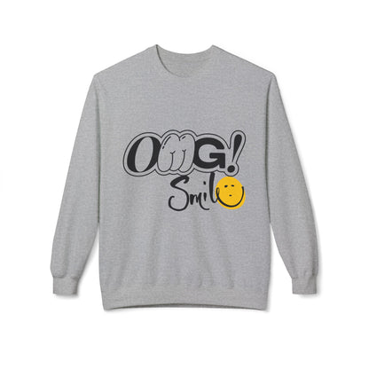 OMG!Smile Softstyle  Crewneck Sweatshirt