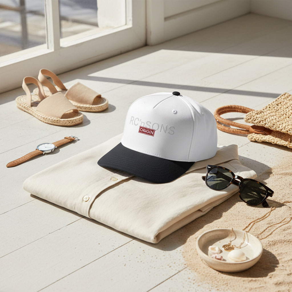 RC'nSONS Embroidered Baseball Cap - Mid Profile Two-Tone Hat