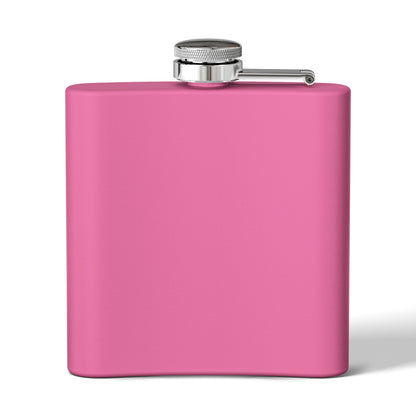 Personalized 6oz Stainless Steel Flask - Pushup Design