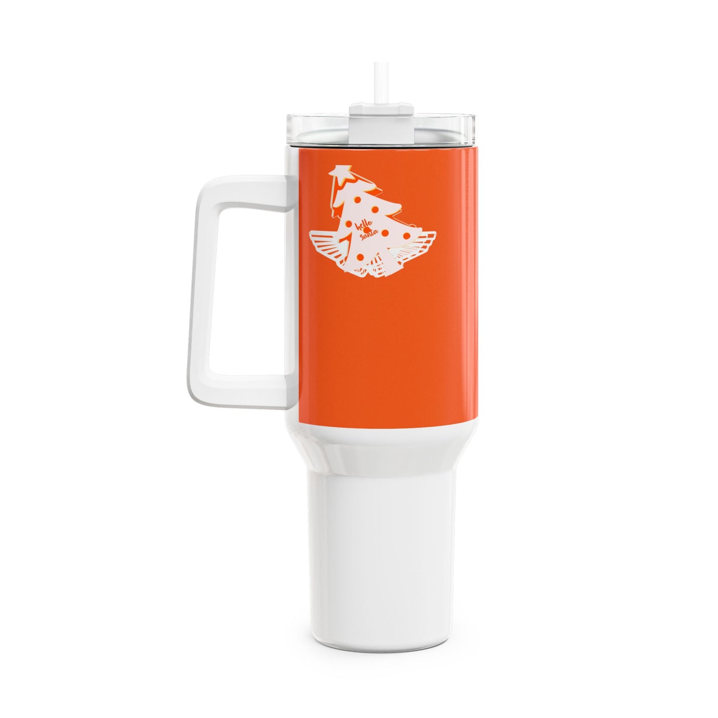 40oz Tumbler - hello Santa Design