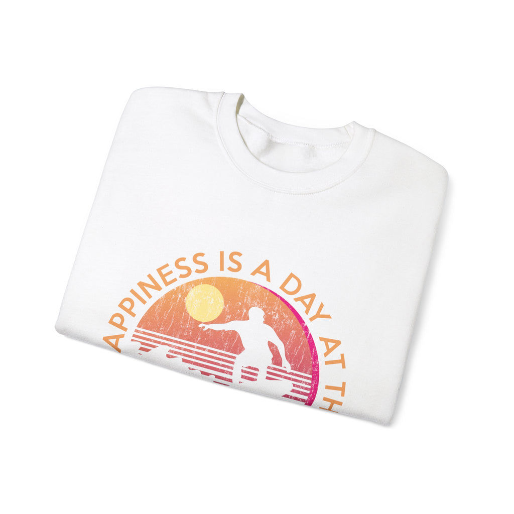 Le bonheur est une journée à la plage Sweat-shirt unisexe 