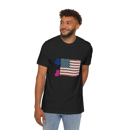 USA Flag Short-Sleeve T-Shirt, Patriotic Tee for Independence Day, Casual Wear, Gift for Veterans, Summer Style Printify