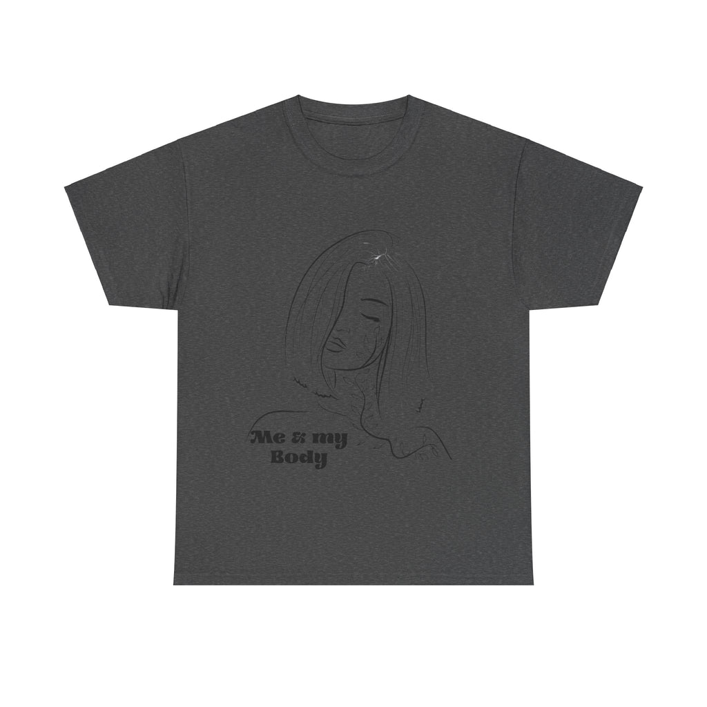 Unisex Faded Cotton Me my Body  Tee