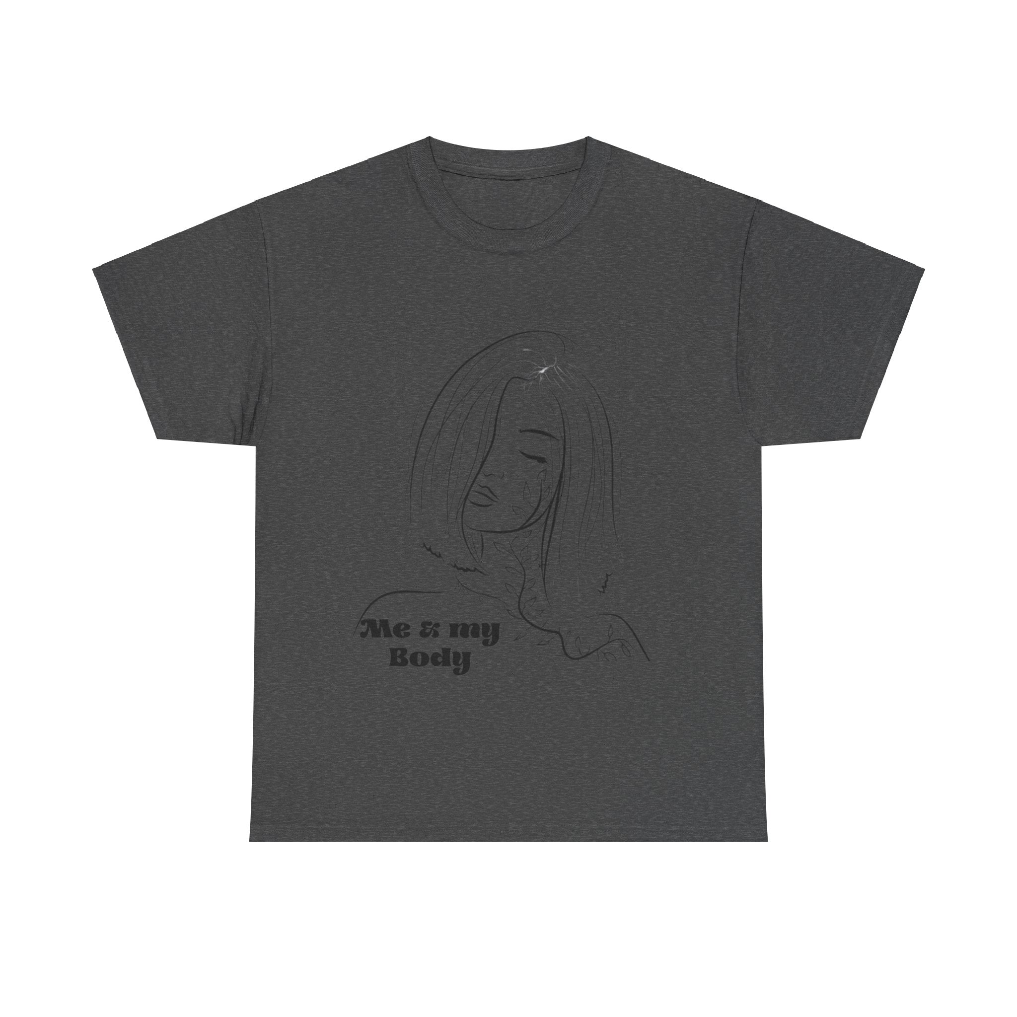 Unisex Faded Cotton Me my Body  Tee