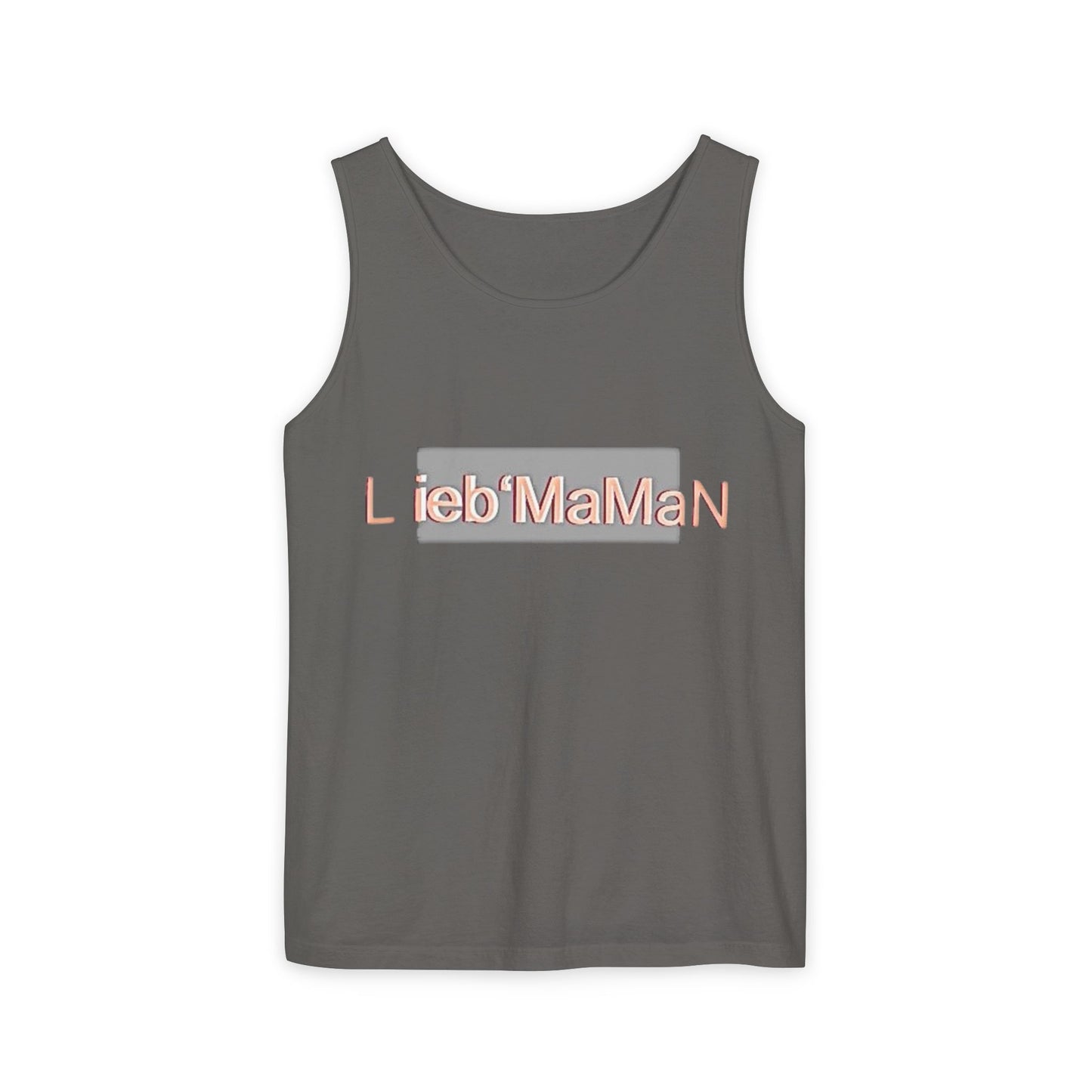Lieb'MaMan Unisex Garment-Dyed Tank Top - Stylish and Comfortable Summer Wear