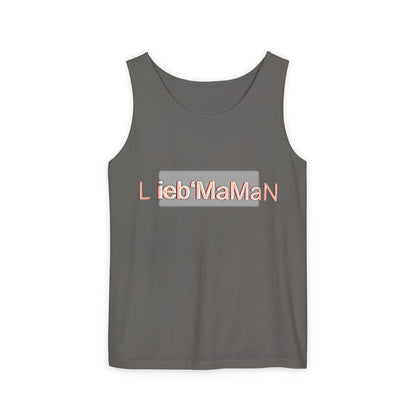 Lieb'MaMan Unisex Garment-Dyed Tank Top - Stylish and Comfortable Summer Wear