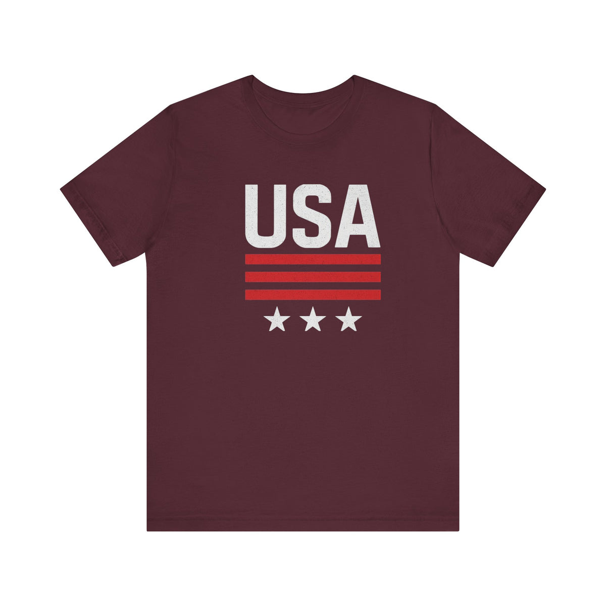 Patriotic USA Tee, Unisex Short Sleeve T-Shirt, July 4th Celebration Shirt, American Pride Apparel, Casual Summer Wear, Gift for Patriot