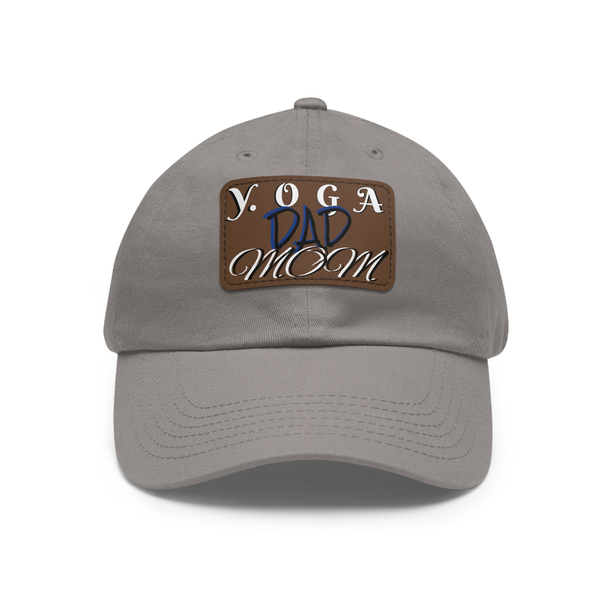 Yoga Dad Hat with Leather Patch
