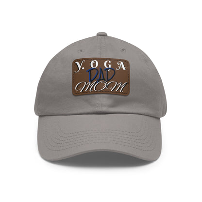 Yoga Dad Hat with Leather Patch