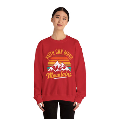 Faith Can Move Mountains Sweat-shirt unisexe 