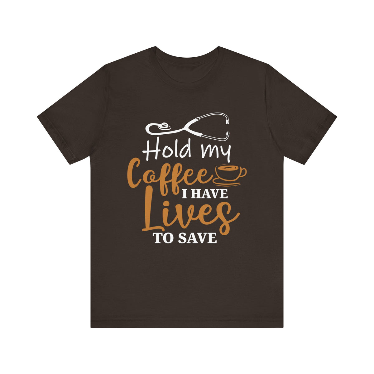 Unisex Hold My Coffee Short Sleeve Tee