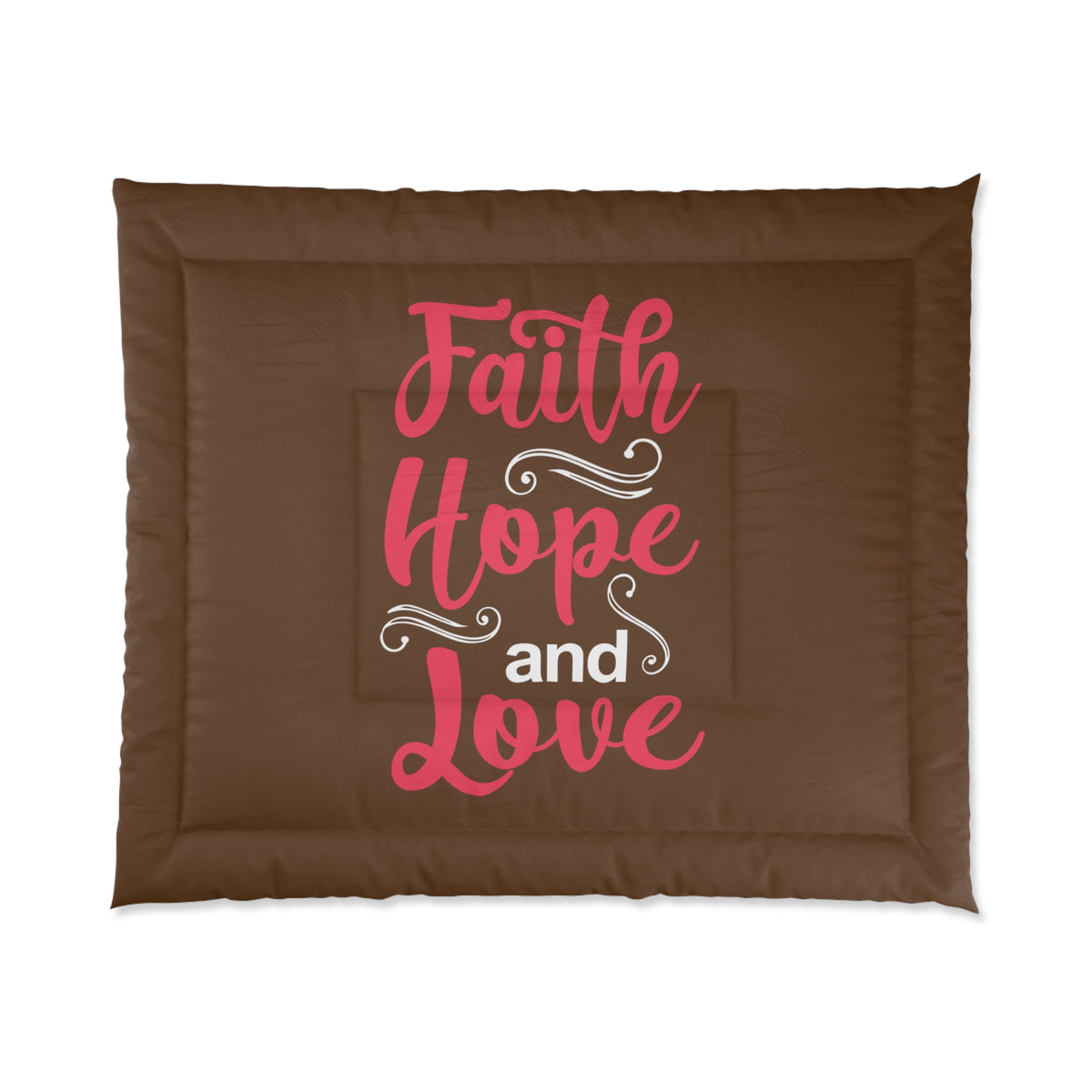 Faith Hope And Love Comforter