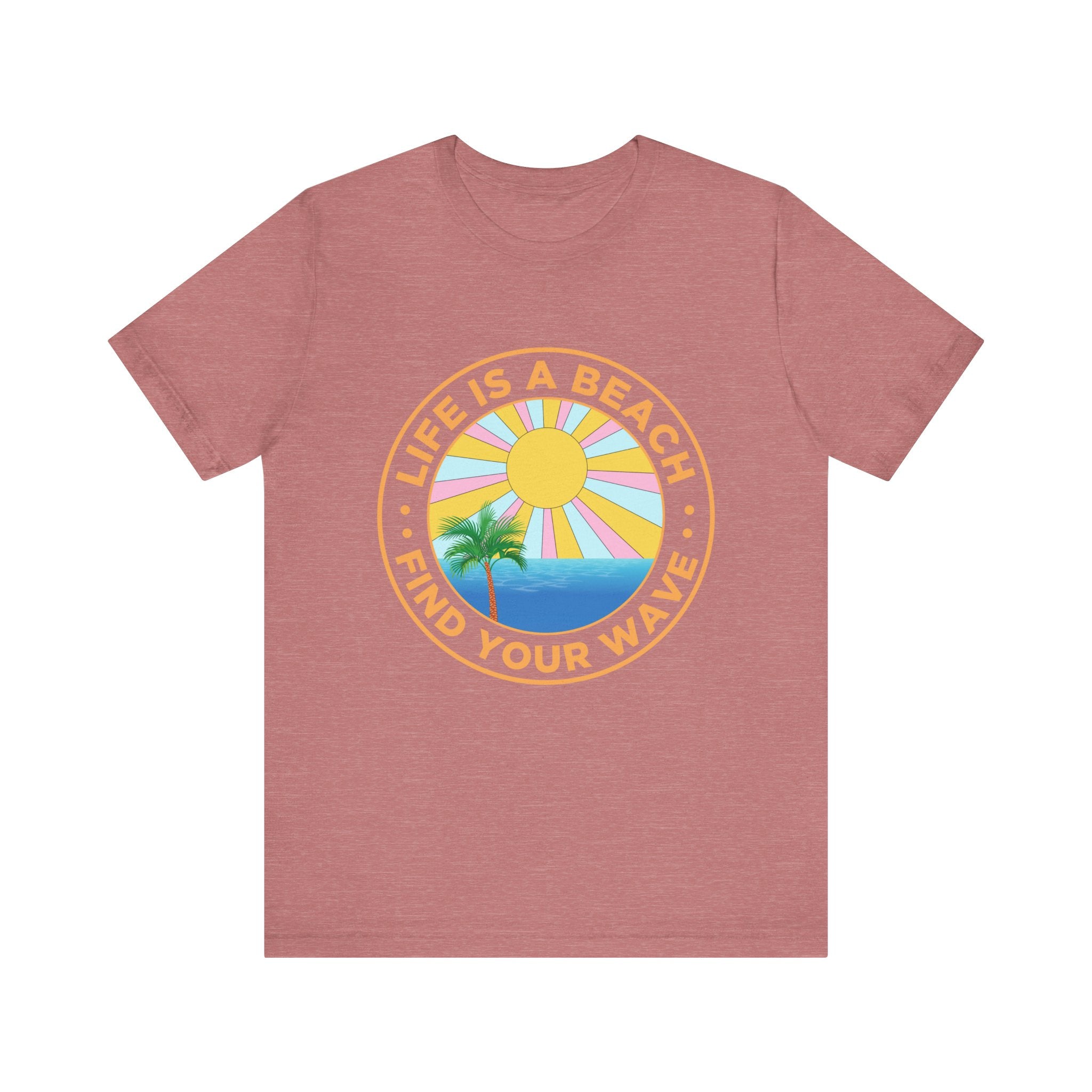 La vie est un tee-shirt unisexe de plage 