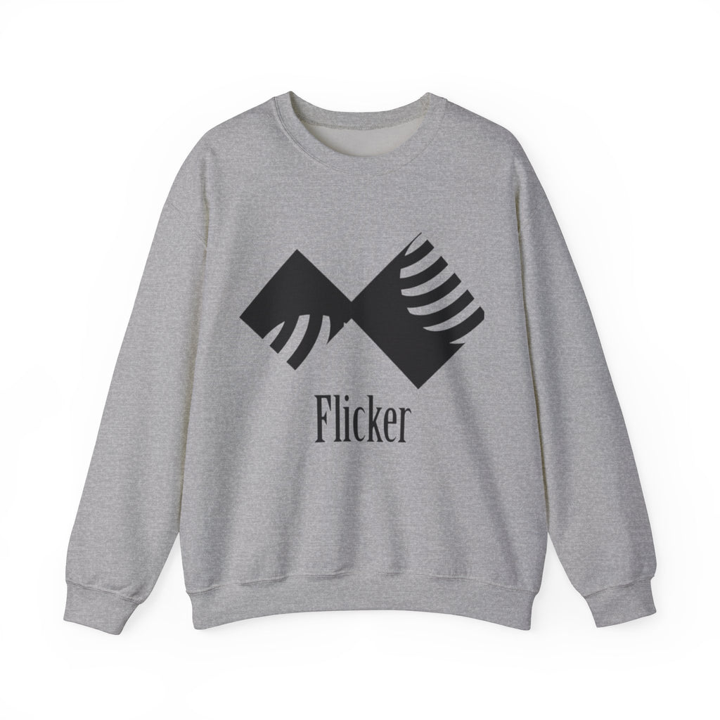 Flicker Unisex Heavy Blend Crewneck Sweatshirt - Cozy and Stylish