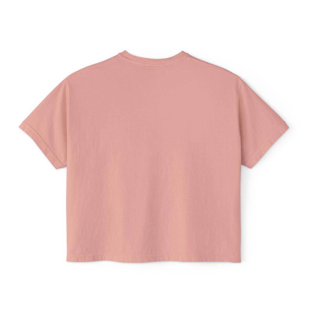 Women's Boxy Tee - 'EYES wideopen' | Casual Tee, Gift for Her, Relaxed Fit Top, Everyday Wear, Trendy Apparel Printify