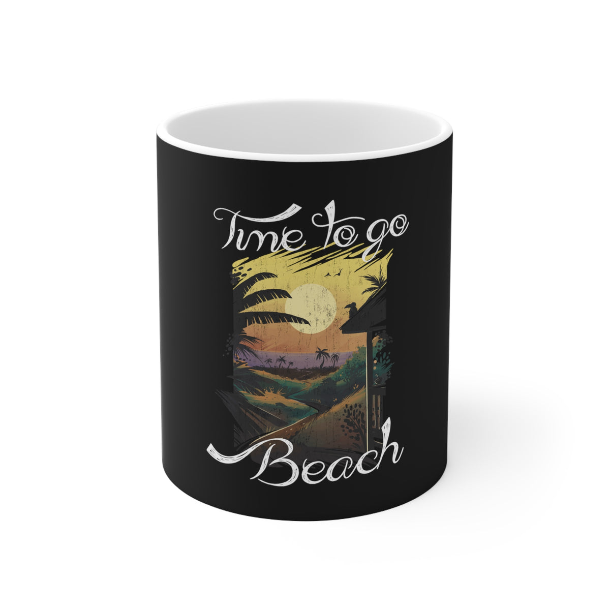 Time To Go Beach Mug