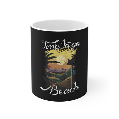 Time To Go Beach Mug