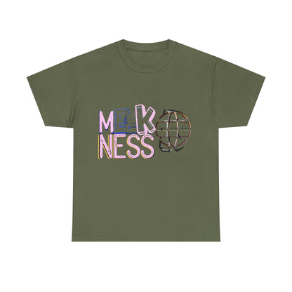 Unisex Heavy Cotton Tee - 'MEEKNESS' Graphic Shirt for Casual Wear