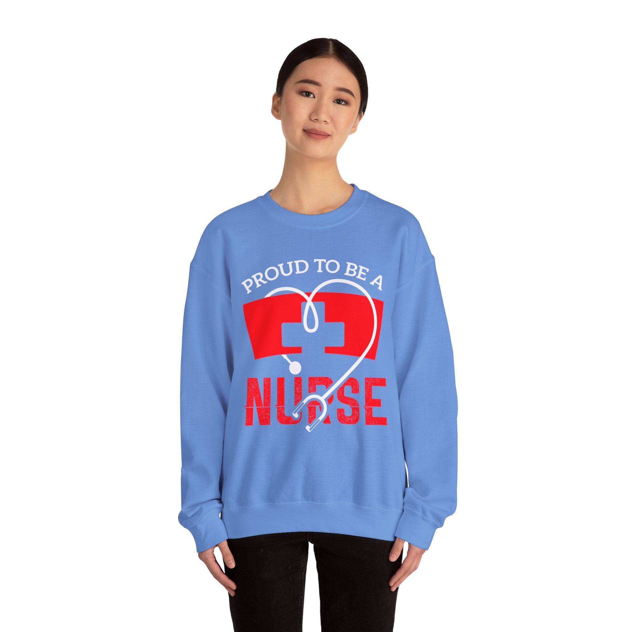 Fier d’être un sweat-shirt unisexe infirmière 