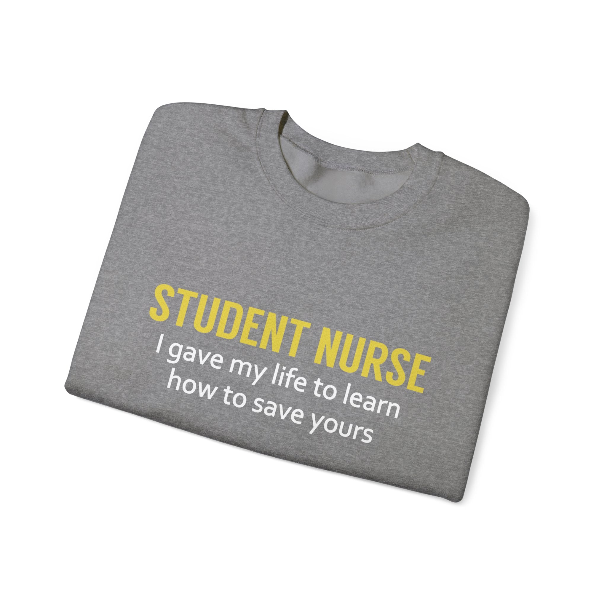Sweat-shirt unisexe étudiant infirmière 