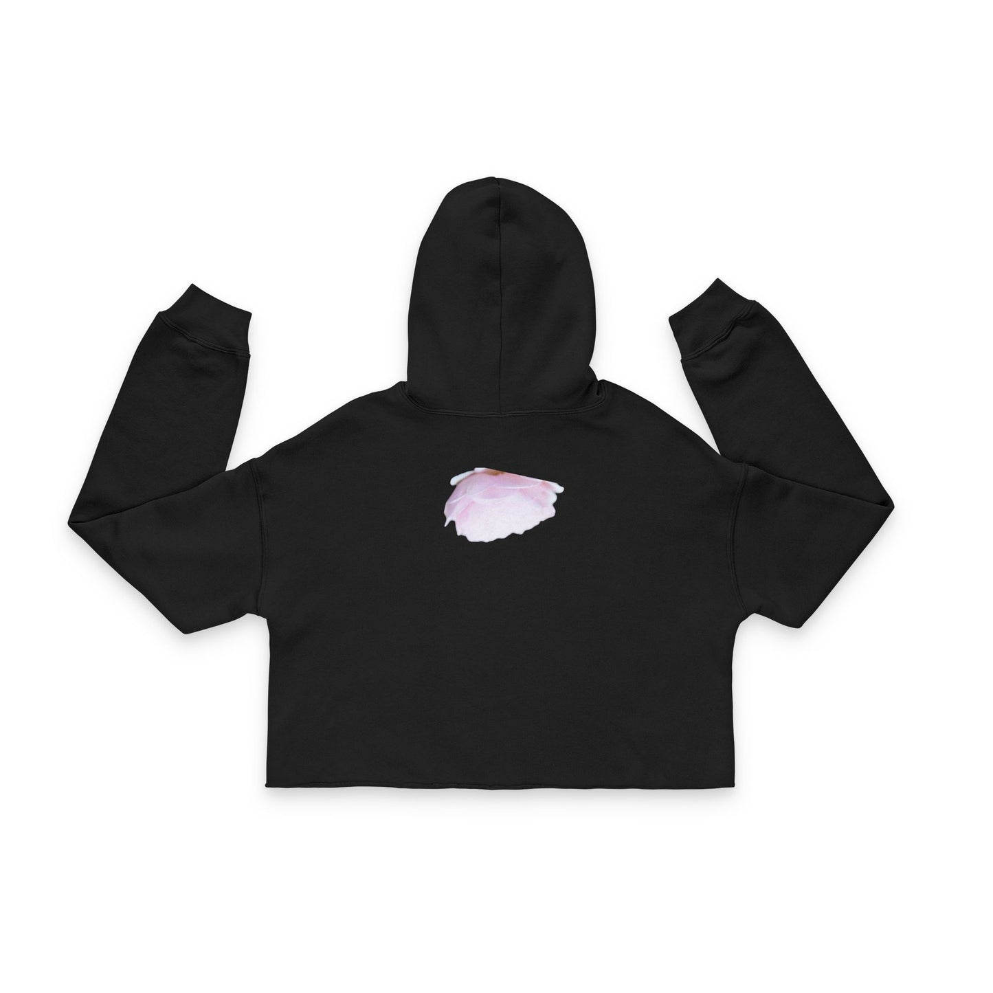 Peach Cropped Hoodie