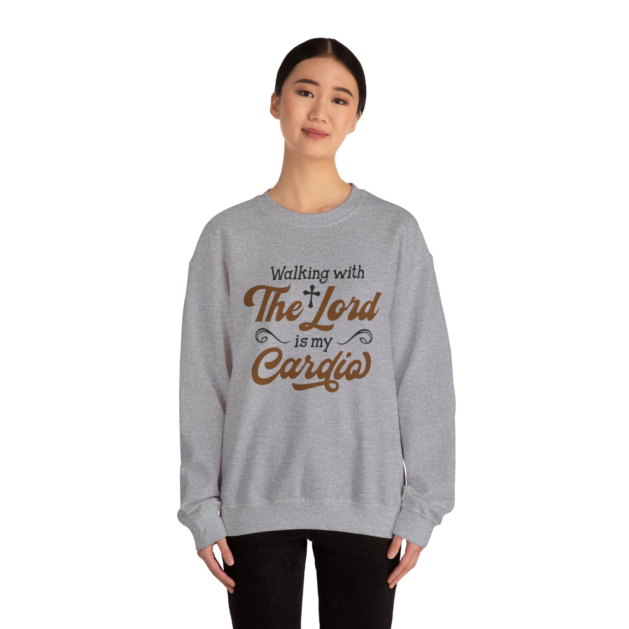 Marcher avec le Seigneur est un sweat-shirt unisexe cardial 