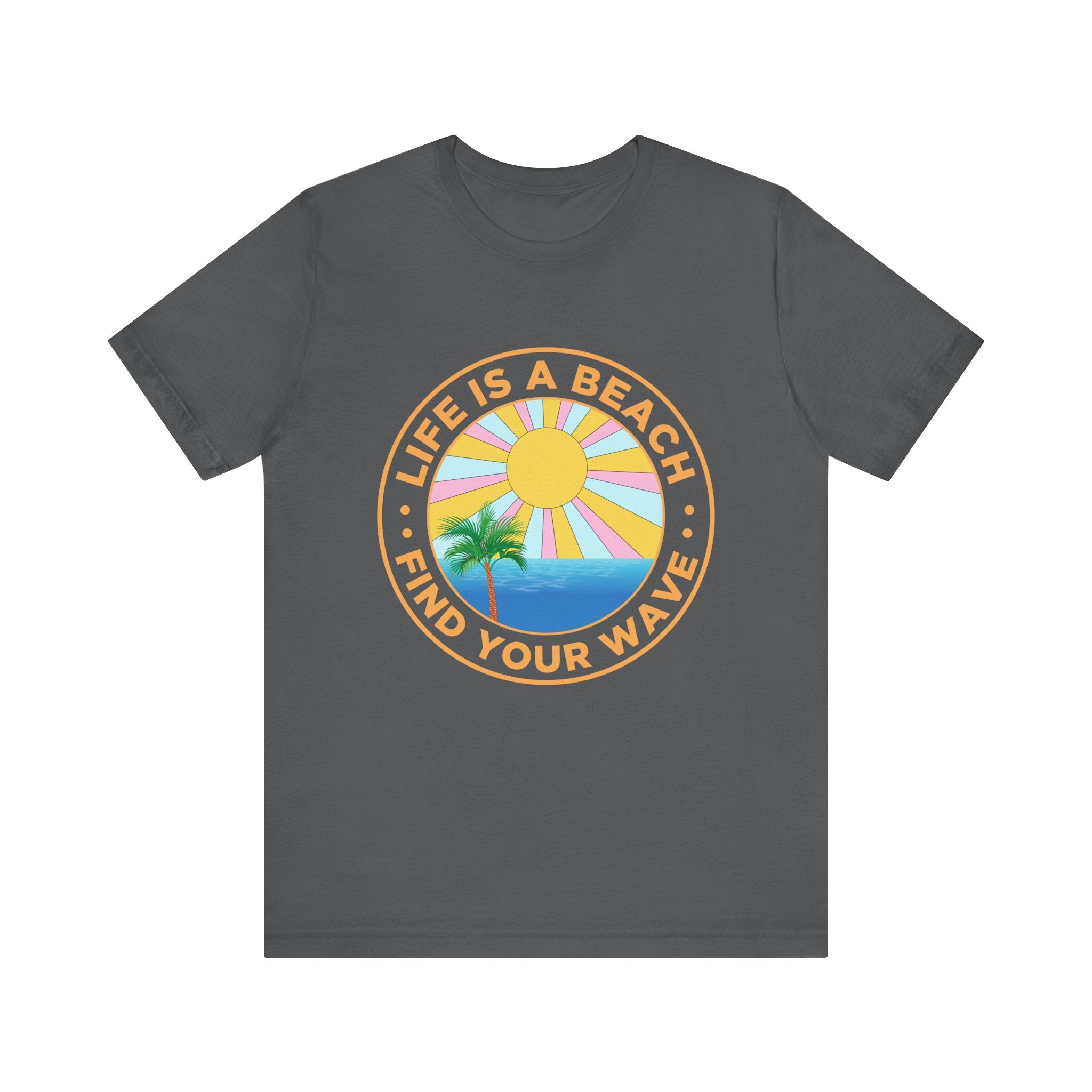 La vie est un tee-shirt unisexe de plage 