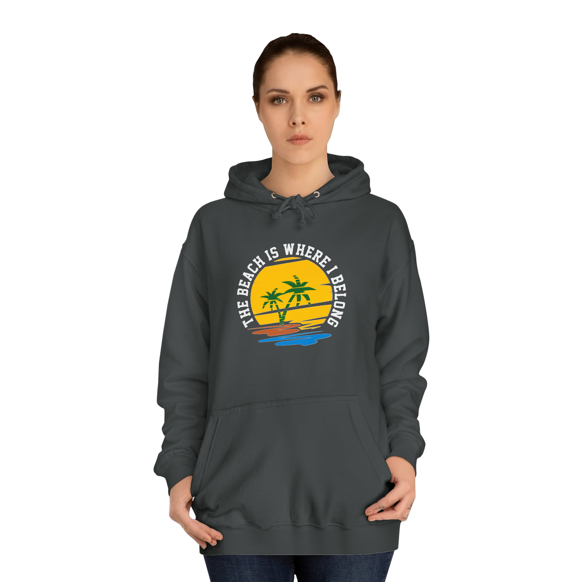 The Beach Is Where I Belong Unisex Hoodie