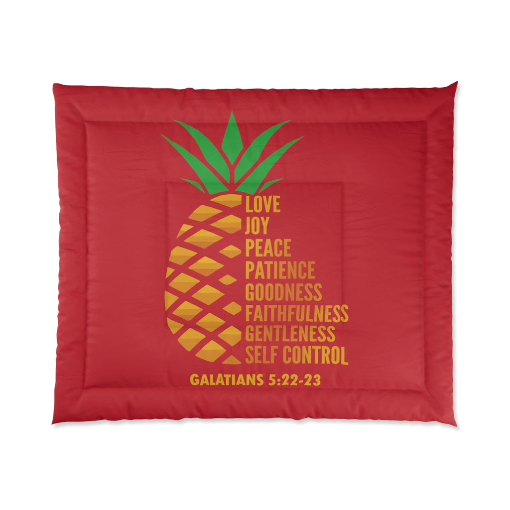 Love Joy Peace Comforter