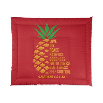 Love Joy Peace Comforter