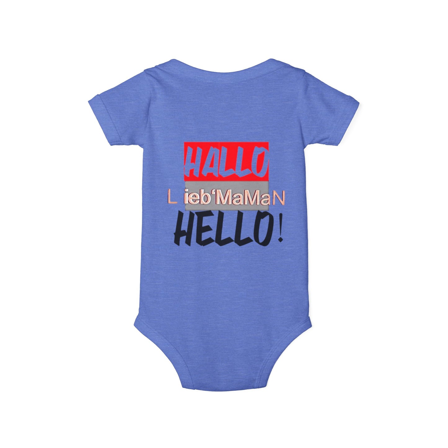 Hello Baby Bodysuit - Cute Multilingual Infant Jersey One Piece