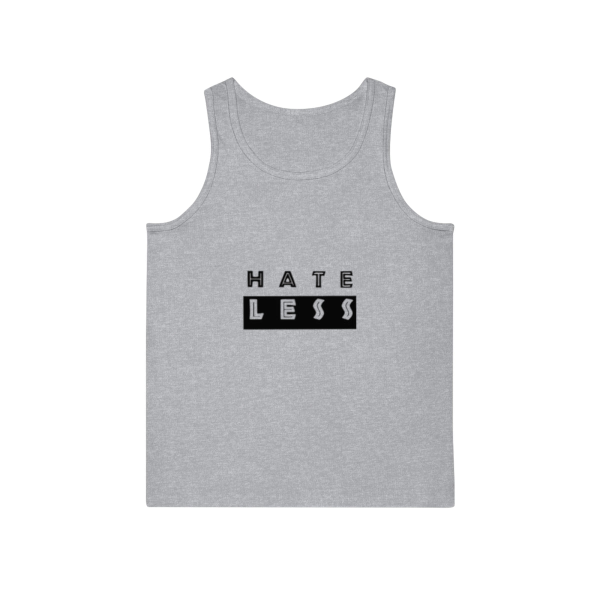 Unisex Softstyle™ Tank Top - 'HATE LESS' Inspirational Tee for Positive Vibes