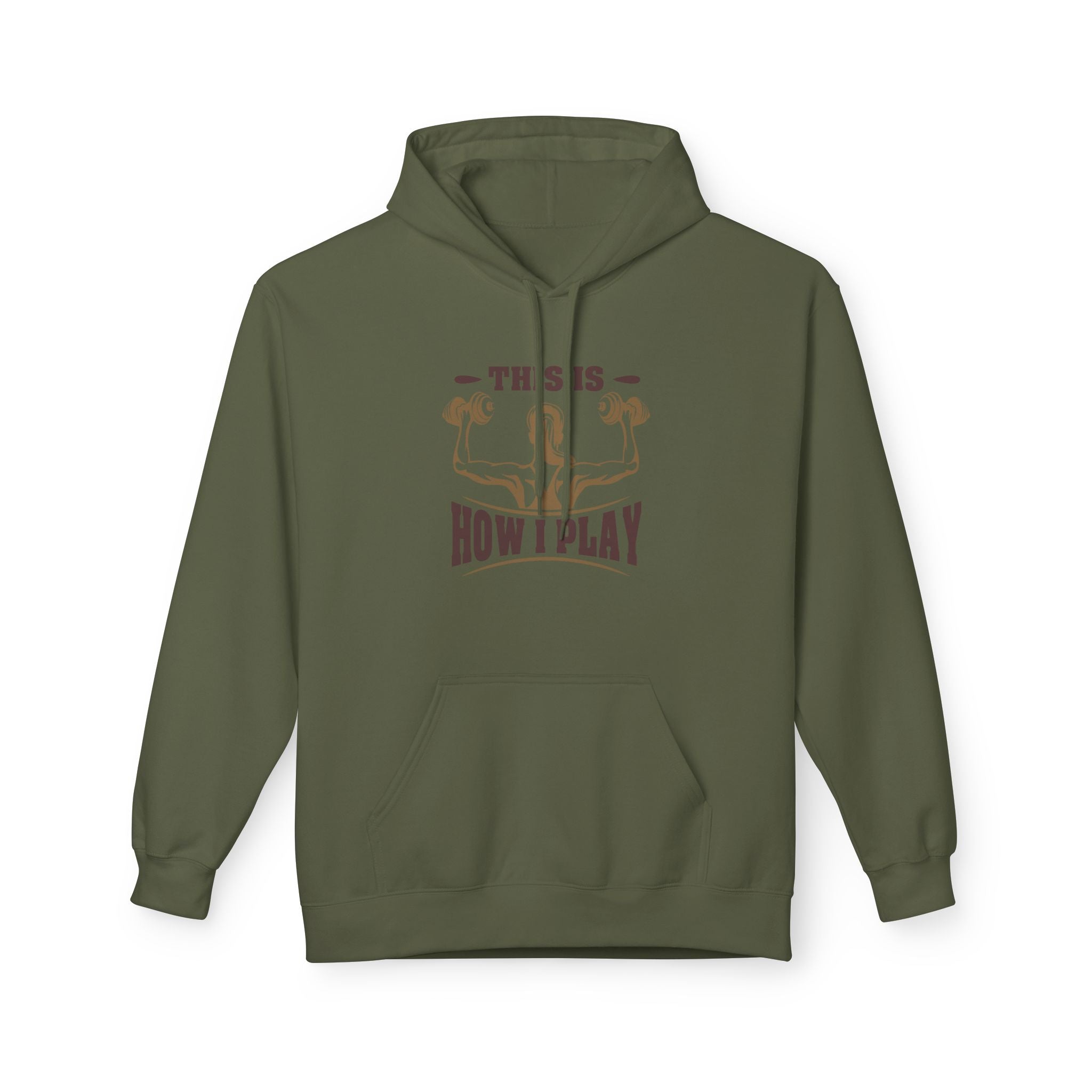 Rcnsons Unisex Midweight Softstyle Fleece 'Play' Hoodie