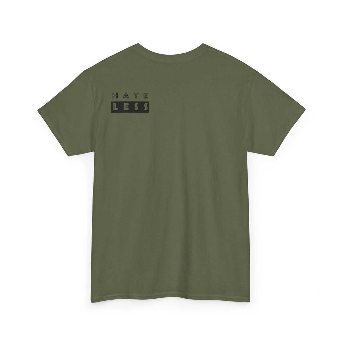 HATE LESS Unisex Heavy Cotton Tee - Comfortable Casual Wear
