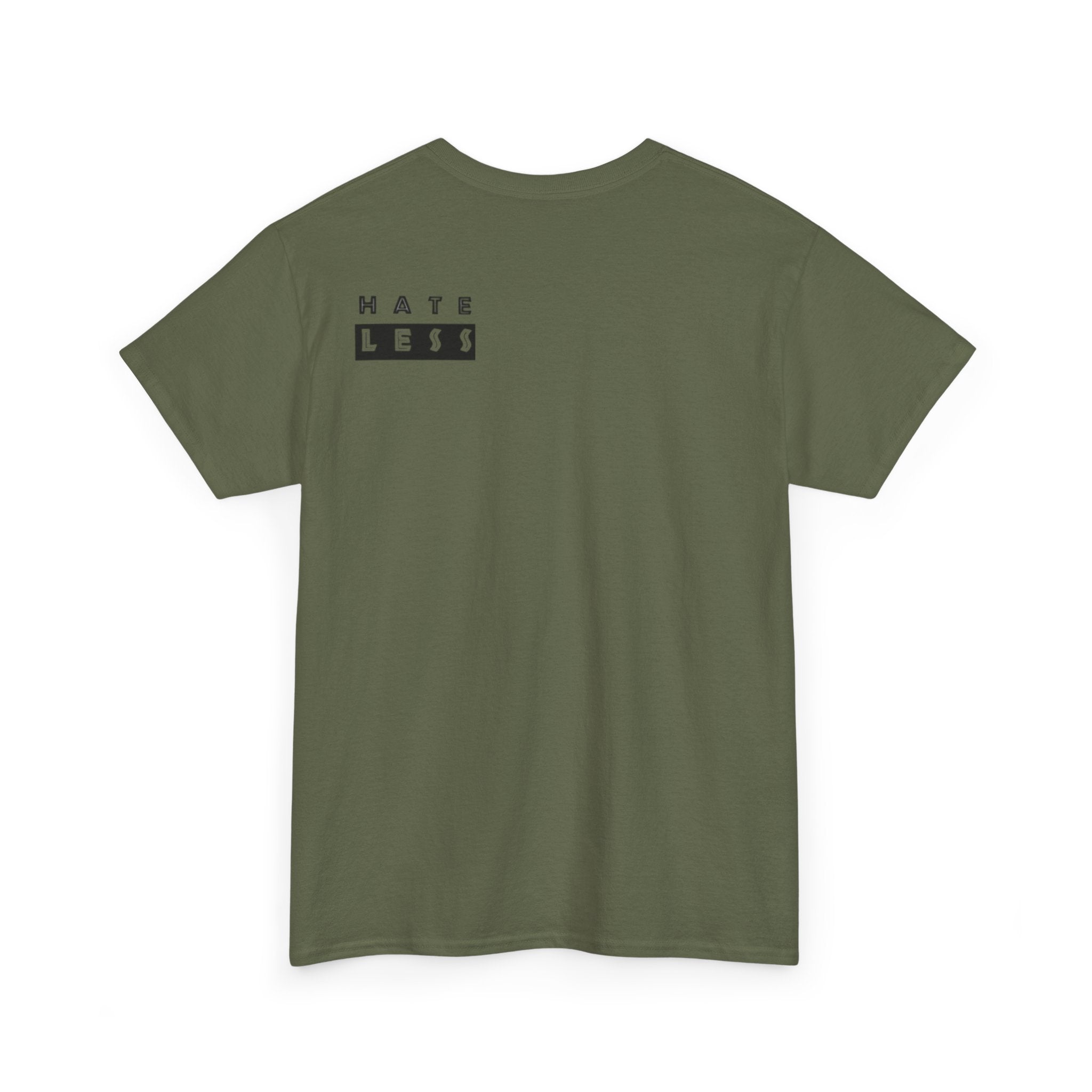 HATE LESS Unisex Heavy Cotton Tee - Comfortable Casual Wear