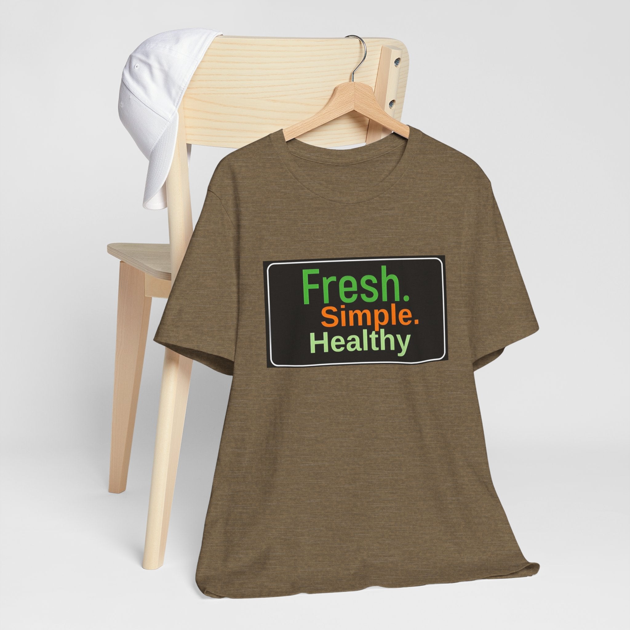 Unisex Fresh Simple Short Sleeve Tee