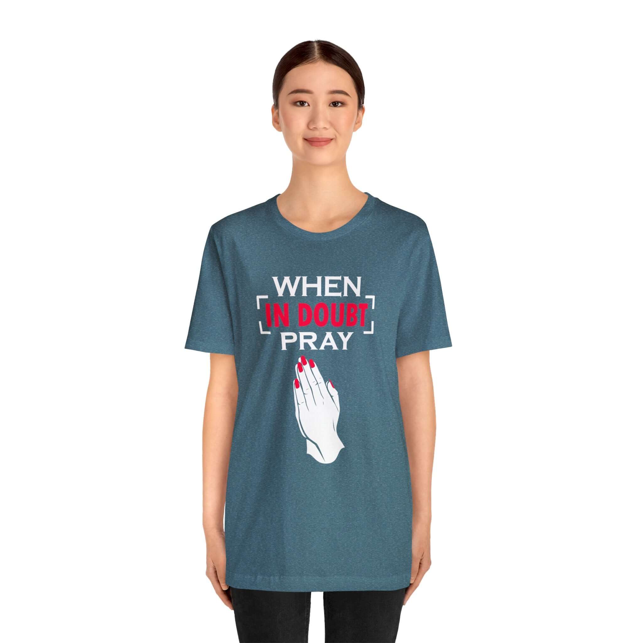 When In Doubt Pray Unisex Tee - RC’nSONS