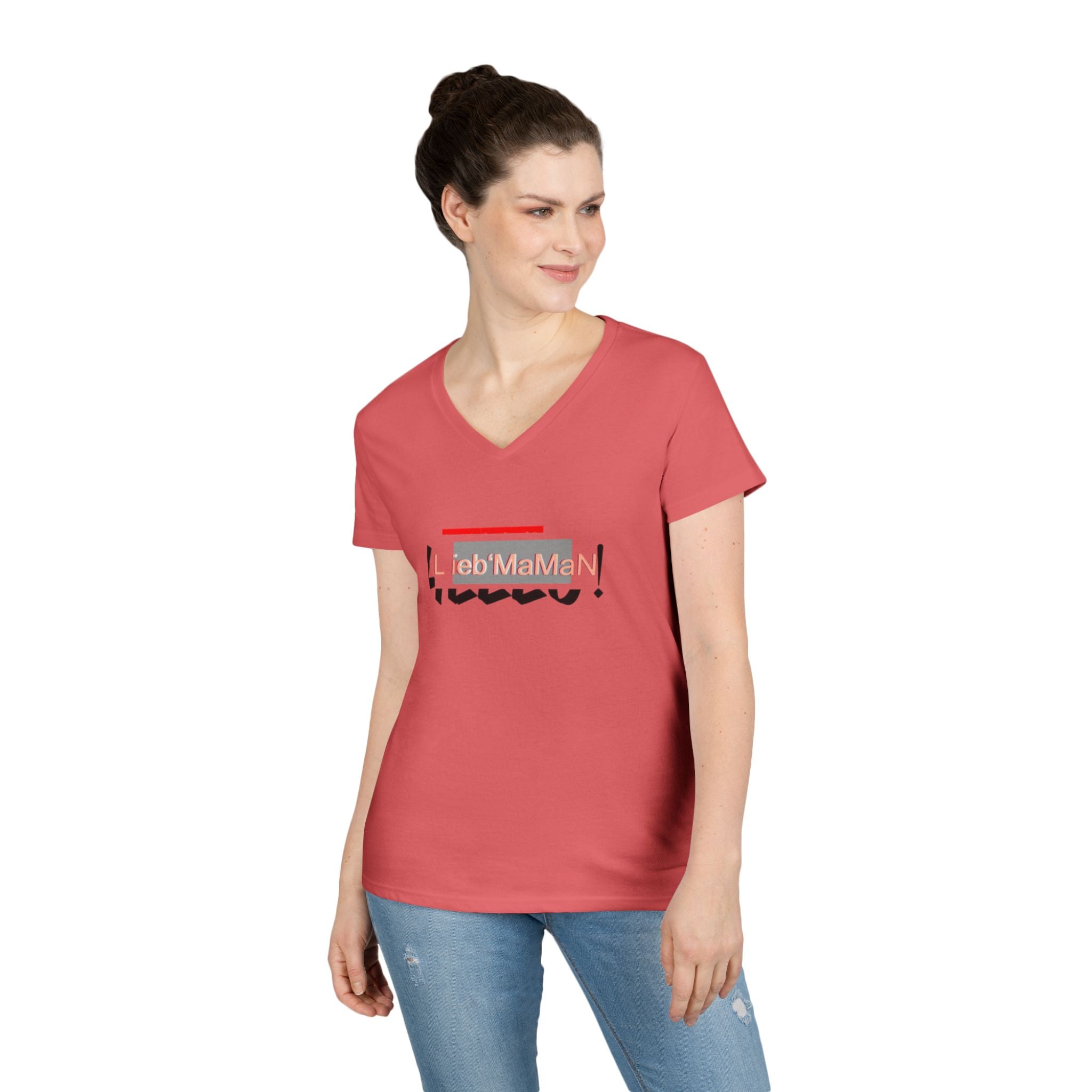 Lieb'Maman V-Neck T-Shirt for Moms – Stylish & Comfortable Women's Tee