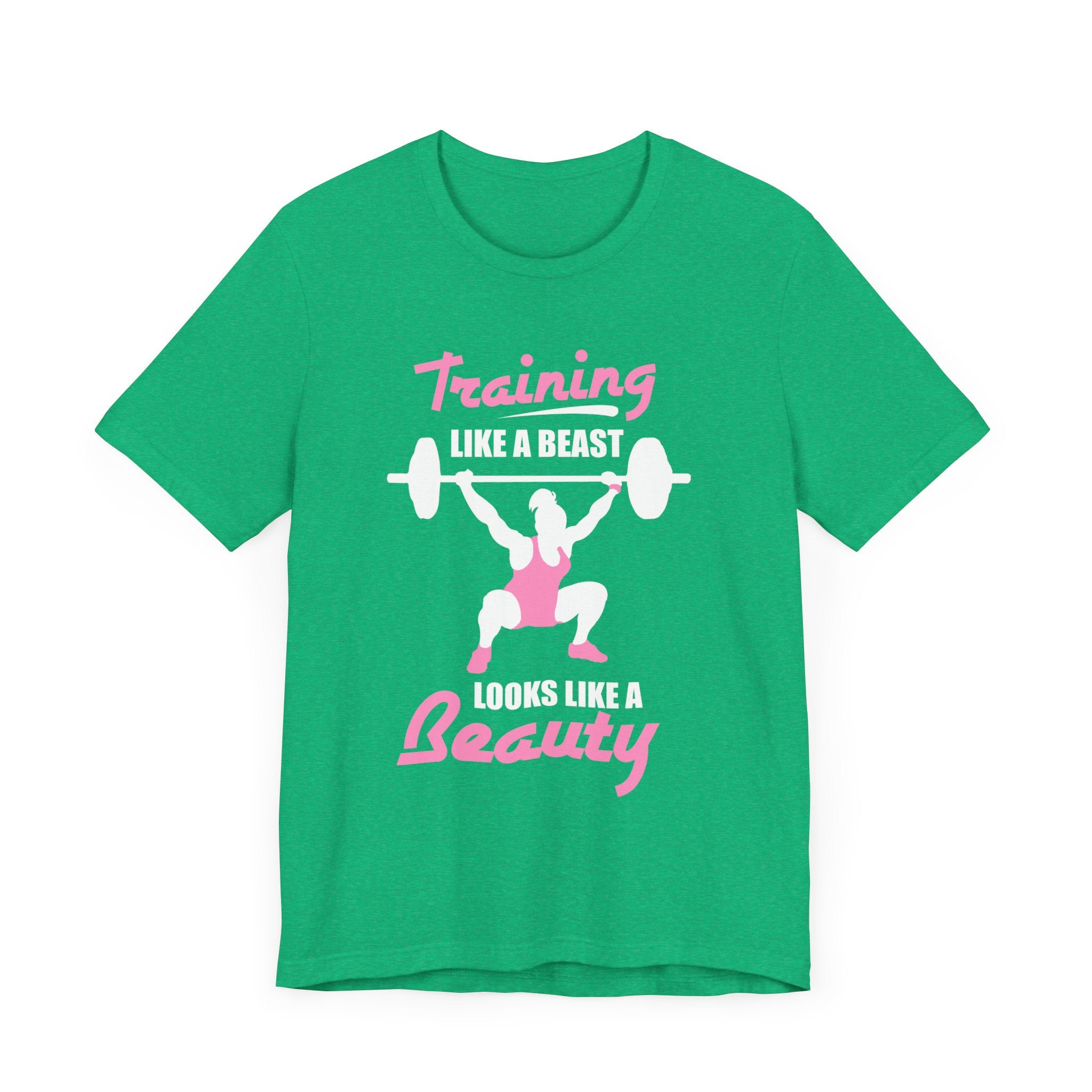 S’entraîner comme une bête ressemble à un tee-shirt unisexe de beauté 