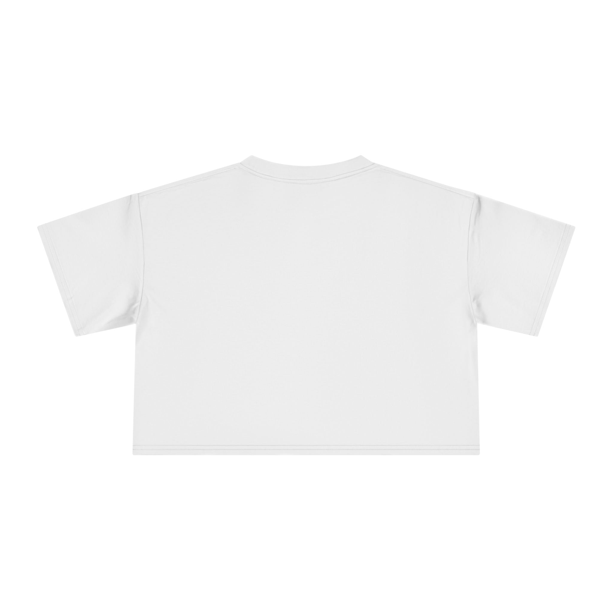 Women's Crop Tee - 'HALLO' Graphic Tee for Casual Style