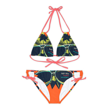 Strappy Bikini Set (AOP)